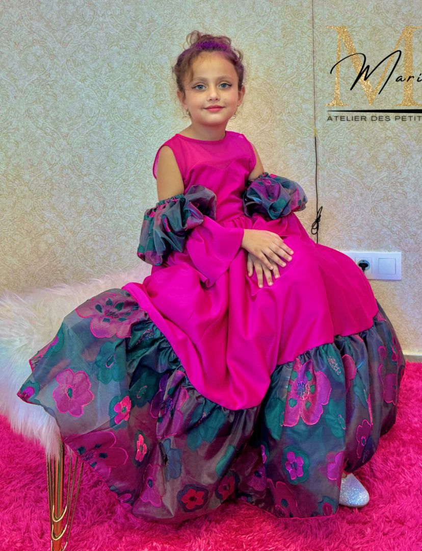 ROBE ROSE PETALE